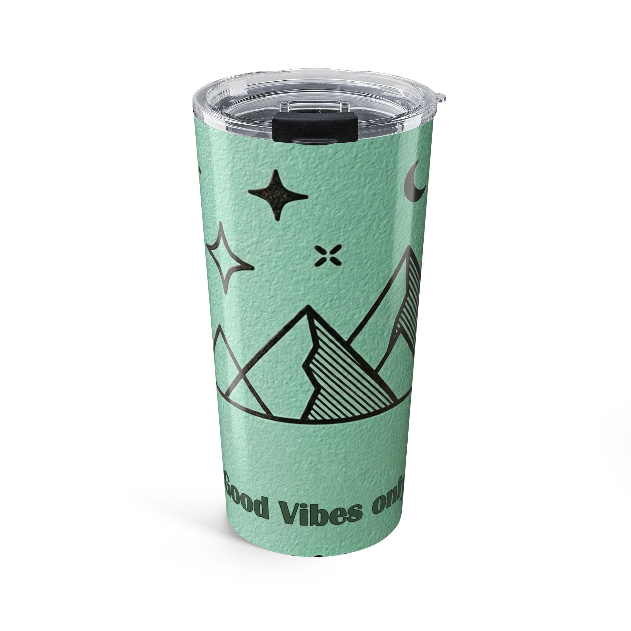 20oz Mint Mountain Tumbler — Good Vibes On-The-Go